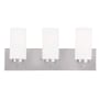 Livex Lighting West Lake 3 Light ADA Compliant Bathroom Vanity Light Chrome