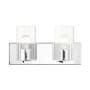 Livex Lighting Zurich 2 Light 15" Wide Vanity Light Polished Chrome