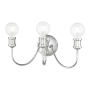 Livex Lighting Lansdale 3 Light 19" Wide Commercial Vanity Light Polished Chrome