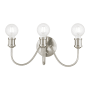 Livex Lighting Lansdale 3 Light 19" Wide Commercial Vanity Light Brushed Nickel