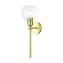 Livex Lighting Downtown 19" Tall Commercial Wall Sconce Satin Brass