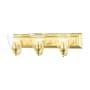 Livex Lighting Birmingham 3 Light 24" Wide Bathroom Vanity Light Polished Brass