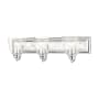 Livex Lighting Birmingham 3 Light 24" Wide Bathroom Vanity Light Polished Chrome
