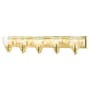 Livex Lighting Birmingham 5 Light 36" Wide Bathroom Vanity Light Polished Brass