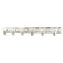 Livex Lighting Birmingham 6 Light 48" Wide Bathroom Vanity Light Brushed Nickel