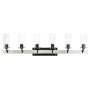 Livex Lighting Beckett 6 Light 48" Wide Bathroom Vanity Light Brushed Nickel
