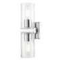 Livex Lighting Clarion 2 Light 5" Wide Commercial Vanity Light Polished Chrome