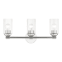 Livex Lighting Whittier 3 Light 22" Wide Vanity Light Polished Chrome