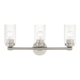 Livex Lighting Whittier 3 Light 22" Wide Vanity Light Brushed Nickel