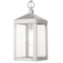 Livex Lighting Nyack Single Light 6" Wide Outdoor Mini Pendant Brushed Nickel