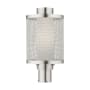 Livex Lighting Nottingham Single Light 18" Tall Post Light Brushed Nickel