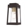 Livex Lighting Oslo Single Light 10" Tall Outdoor Wall Sconce Bronze
