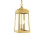 Livex Lighting Oslo 3 Light 8" Wide Mini Pendant Satin Brass