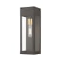 Livex Lighting Bond 15" Tall Commercial Wall Sconce Bronze / Antique Brass Candle