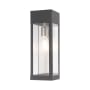 Livex Lighting Bond 15" Tall Commercial Wall Sconce Scandinavian Gray