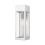 Livex Lighting Bond 15" Tall Commercial Wall Sconce Painted Satin Nickel / Brushed Nickel Candle