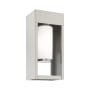 Livex Lighting Bleecker Single Light 14" Tall Outdoor Wall Sconce Brushed Nickel