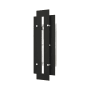 Livex Lighting Utrecht Single Light 22" Tall Outdoor Wall Sconce Black with Brushed Nickel Accents
