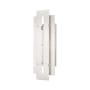 Livex Lighting Utrecht Single Light 22" Tall Outdoor Wall Sconce Brushed Nickel Accents