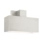 Livex Lighting Lynx 6" Tall Outdoor Wall Sconce Brushed Nickel