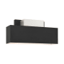 Livex Lighting Lynx 2 Light 7" Tall Outdoor Wall Sconce Black