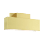 Livex Lighting Lynx 2 Light 7" Tall Outdoor Wall Sconce Satin Brass