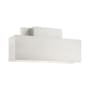 Livex Lighting Lynx 2 Light 7" Tall Outdoor Wall Sconce Brushed Nickel