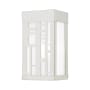Livex Lighting Malmo 9" Tall Commercial Wall Sconce Brushed Nickel