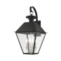Livex Lighting Wentworth 4 Light 28" Tall Commercial Wall Sconce Black
