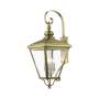 Livex Lighting Adams 4 Light 35" Tall Wall Sconce Antique Brass / Brushed Nickel
