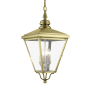 Livex Lighting Adams 4 Light 14" Wide Pendant Antique Brass / Brushed Nickel