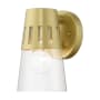 Livex Lighting Covington 8" Tall Outdoor Wall Sconce Soft Gold