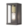 Livex Lighting Gaffney 8" Tall Wall Sconce Bronze / Antique Gold