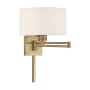 Livex Lighting Single Light 11" Tall Wall Sconce Antique Brass
