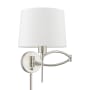 Livex Lighting Allison 15" Tall Commercial Wall Sconce Brushed Nickel