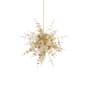 Livex Lighting Circulo 6 Light 30" Wide Sputnik Chandelier Satin Brass