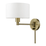 Livex Lighting Allison 10" Tall Commercial Wall Sconce Antique Brass