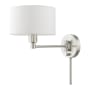 Livex Lighting Allison 10" Tall Commercial Wall Sconce Brushed Nickel