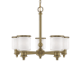 Livex Lighting Middlebush 5 Light 25" Wide Chandelier Antique Brass