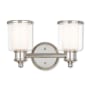 Livex Lighting Middlebush 2 Light Vanity Light Polished Nickel