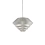 Livex Lighting Amsterdam Single Light 18" Wide Pendant Brushed Nickel