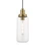 Livex Lighting Oakhurst 5" Wide Mini Pendant Antique Brass