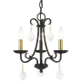 Black / Antique Brass