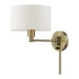 Livex Lighting Allison 10" Tall Commercial Wall Sconce Antique Brass