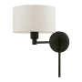 Livex Lighting Allison 10" Tall Commercial Wall Sconce Black
