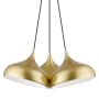 Livex Lighting Amador 3 Light 25" Wide Multi Light Pendant Soft Gold / Polished Brass