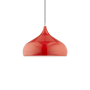 Livex Lighting Single Light 16" Wide Pendant Shiny Red