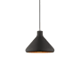 Livex Lighting Single Light 11" Wide Pendant Black