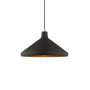 Livex Lighting Single Light 15" Wide Pendant Black