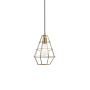 Livex Lighting Single Light 8" Wide Mini Pendant Antique Brass